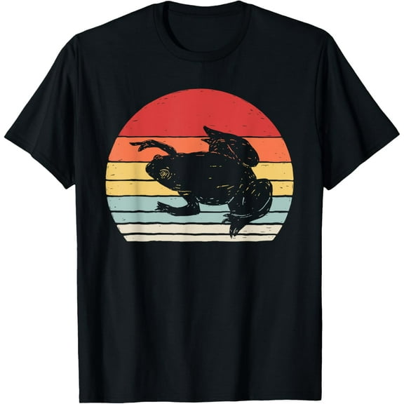Vintage Retro African Clawed Frog T-Shirt100% cotton