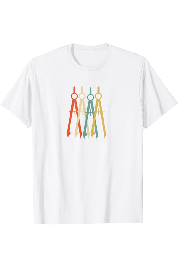 Vintage Retro Art Architect Architecture T Shirt Gift T-Shirt