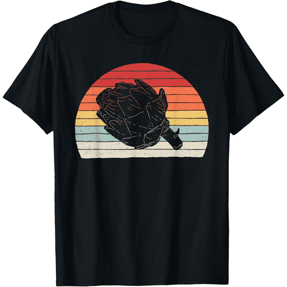 Vintage Retro Artichoke Plant Mens T-Shirt
