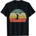 thumbnail image 1 of Vintage Retro Basketball Dunk Shirt Sunset Colorful T-Shirt, 1 of 5
