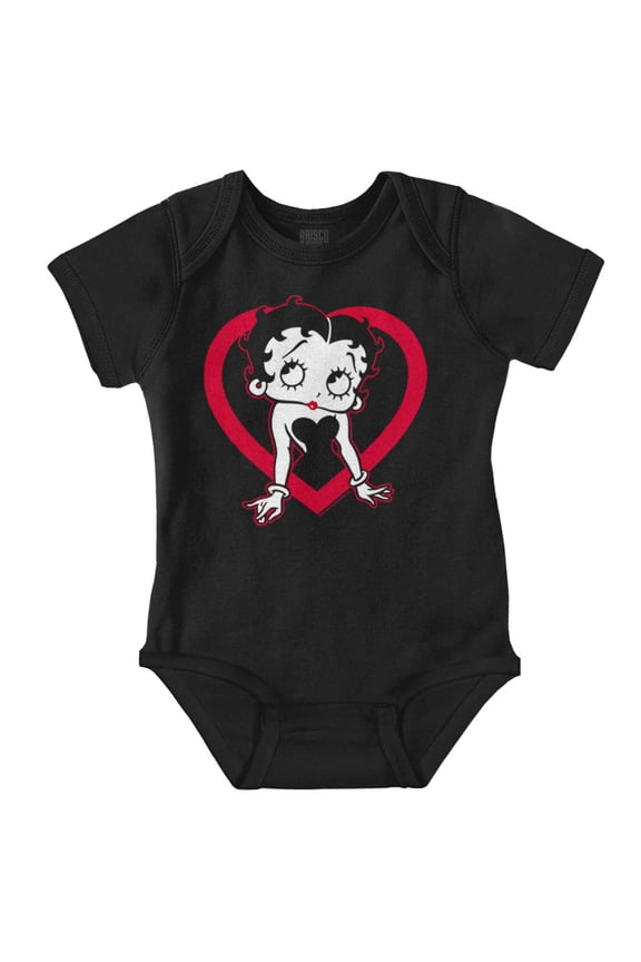 Vintage Retro Betty Boop Cartoon Bodysuit Jumper Girls Infant Baby Brisco Brands 24M