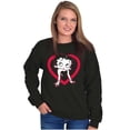 thumbnail image 1 of Vintage Retro Betty Boop Cartoon Women Crewneck Sweatshirt Brisco Brands S, 1 of 5