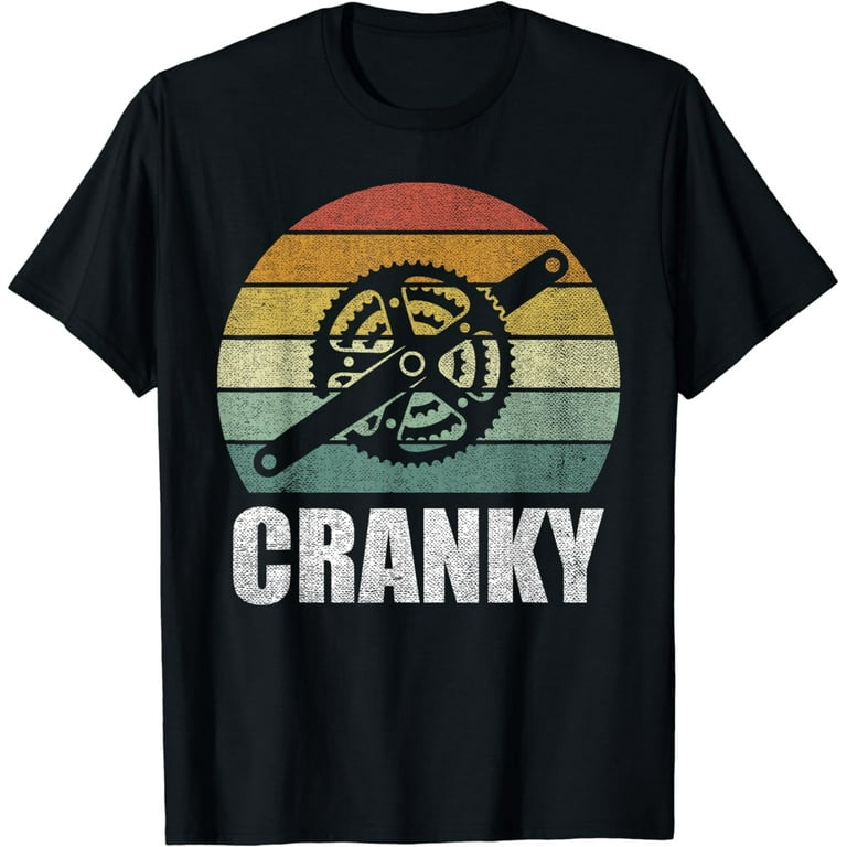 Retro Vintage Gift For Cycling Lovers Bicycle Cranky T-Shirt Retro Vintage Gift For Cycling Lovers Bicycle Cranky T-Shirt