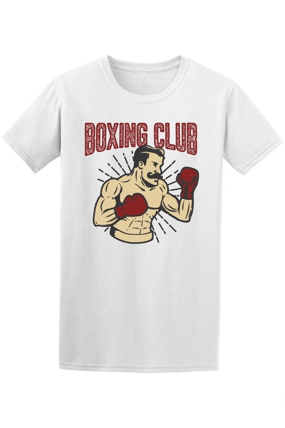 Vintage Retro Boxing Club T-Shirt Men -Image by Shutterstock, Male x-Large