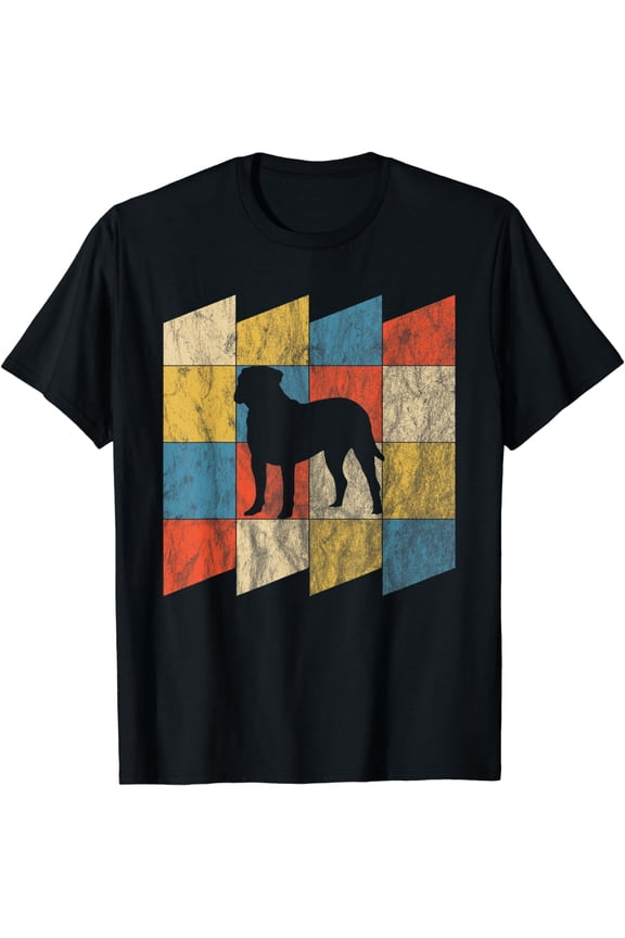 Vintage Retro Bull Mastiff Dog Breed Gift T-Shirt