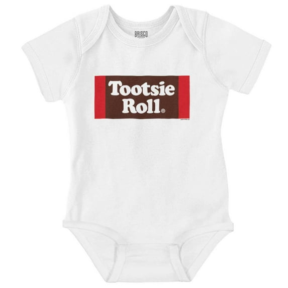 Vintage Retro Candy Logo Tootsie Roll Romper Boys or Girls Infant Baby Brisco Brands 18M