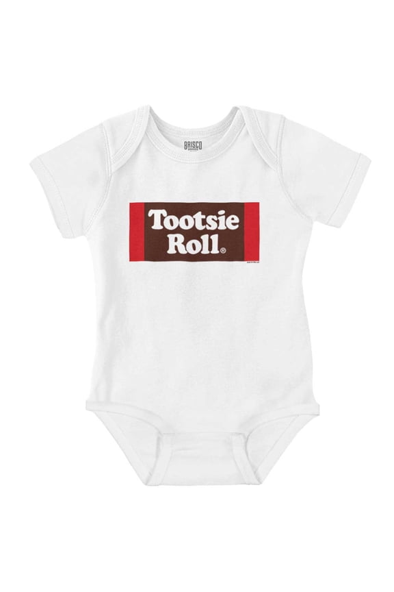 Vintage Retro Candy Logo Tootsie Roll Romper Boys or Girls Infant Baby Brisco Brands 18M