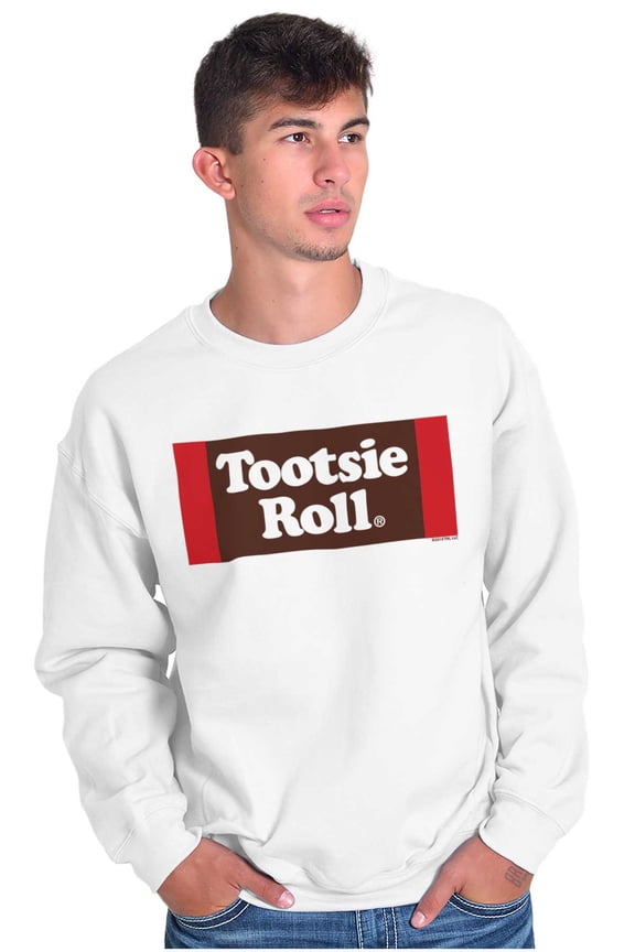 Vintage Retro Candy Logo Tootsie Roll Sweatshirt for Men or Women Brisco Brands X