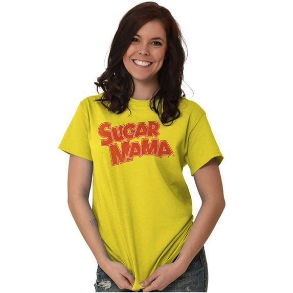 Vintage Retro Candy Sugar Mama Logo Women Plus Size Graphic Tee Tees Brisco Brands 3X