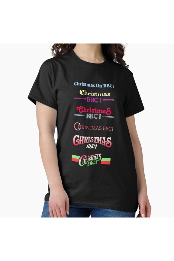 Vintage Retro Christmas On BBC1 British TV Holiday Special Nostalgia Gift - Best Gift G20004 Unisex T-Shirt, Up to Size 5XL