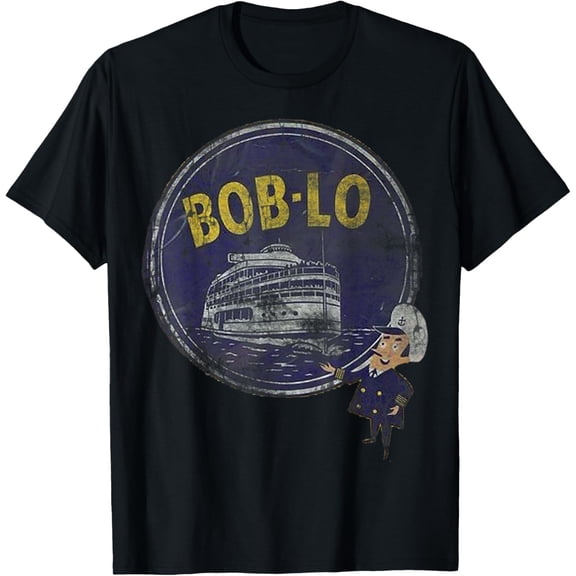 Vintage Retro Classic Cute Detroit Boblo Island T-Shirt