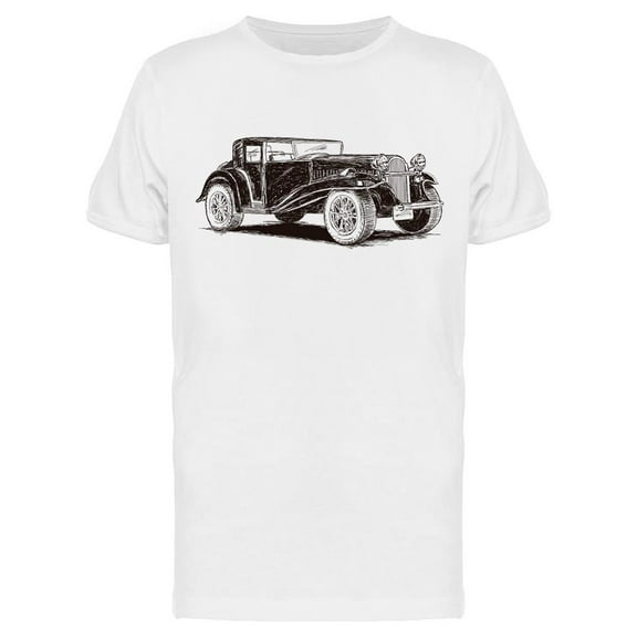 Vintage Retro Classic Old Car    T-Shirt Men -Image by Shutterstock, Male Small