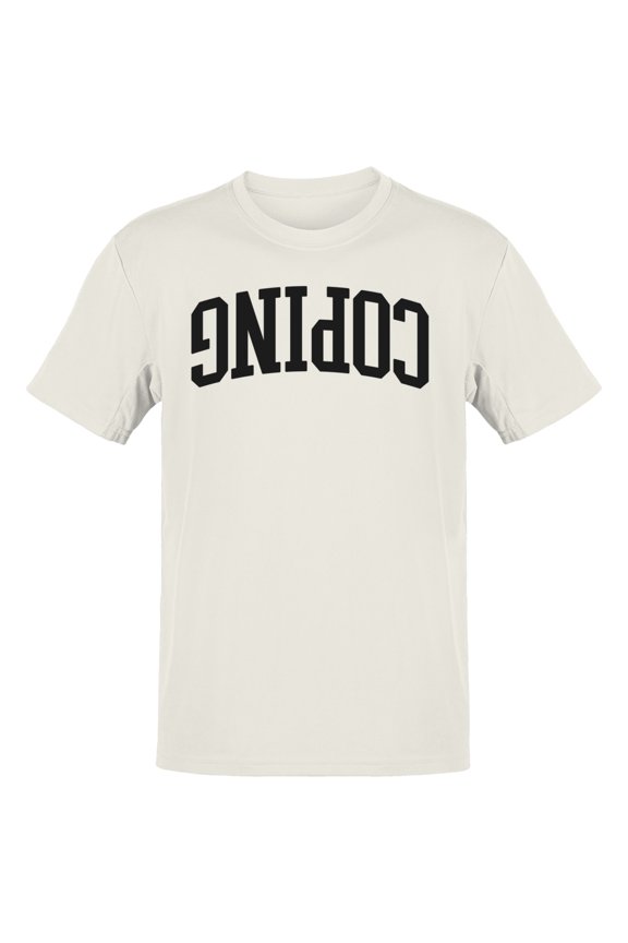 Vintage Retro Coding Graphic Men's Off-White T-shirt
