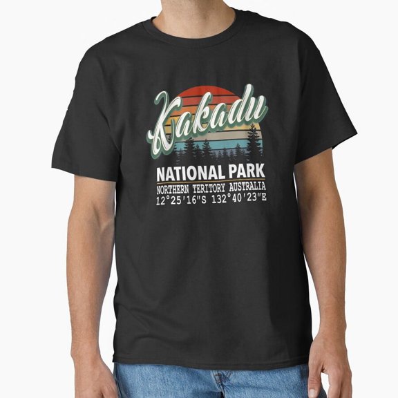 Vintage Retro Color Kakadu National Park With Gps Location Shirt, Pet Lover Graphic Tee, Animal Dad Shirt