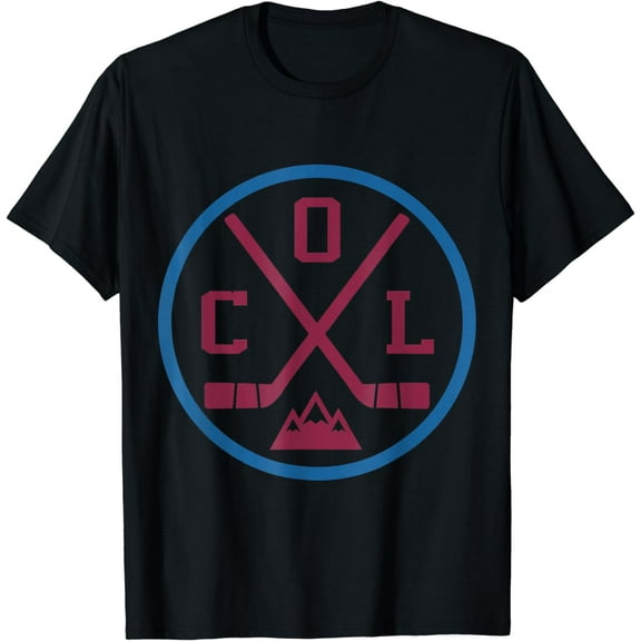 Vintage Retro Colorado Hockey Emblem COL T-Shirt