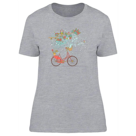 Vintage Retro Cool Bicycle T-Shirt Women -Image by Shutterstock, Female x-Large