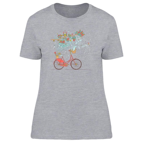 Vintage Retro Cool Bicycle T-Shirt Women -Image by Shutterstock, Female x-Large