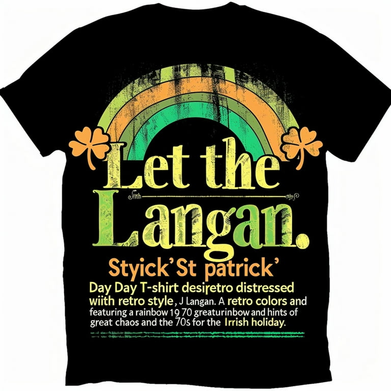 Vintage Retro Day Black T Shirt Let the Shenanigans Begin Unique 