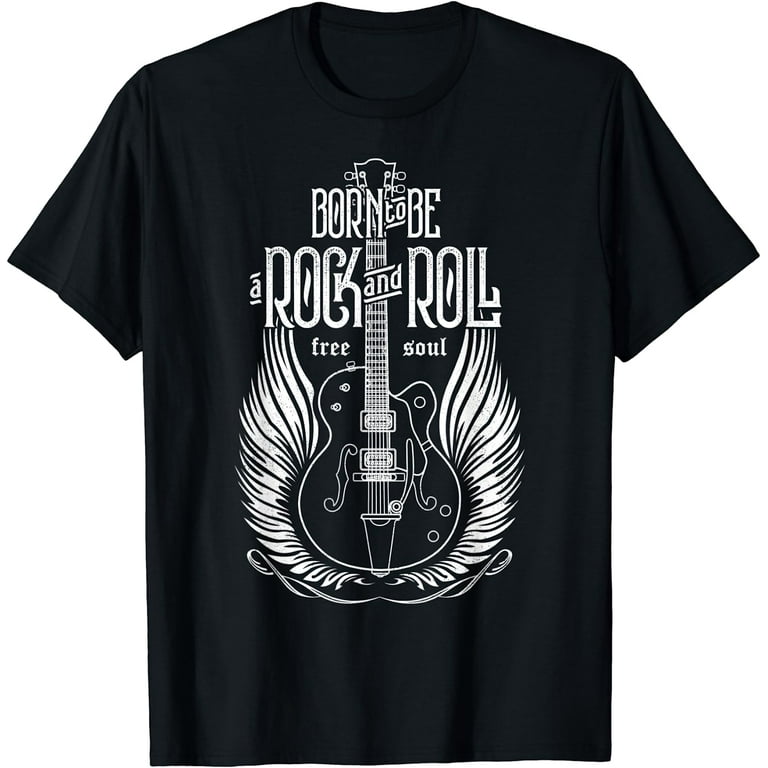 Guitar Shirt. Retro Style T-Shirt Guitar Shirt. Retro Style T-Shirt