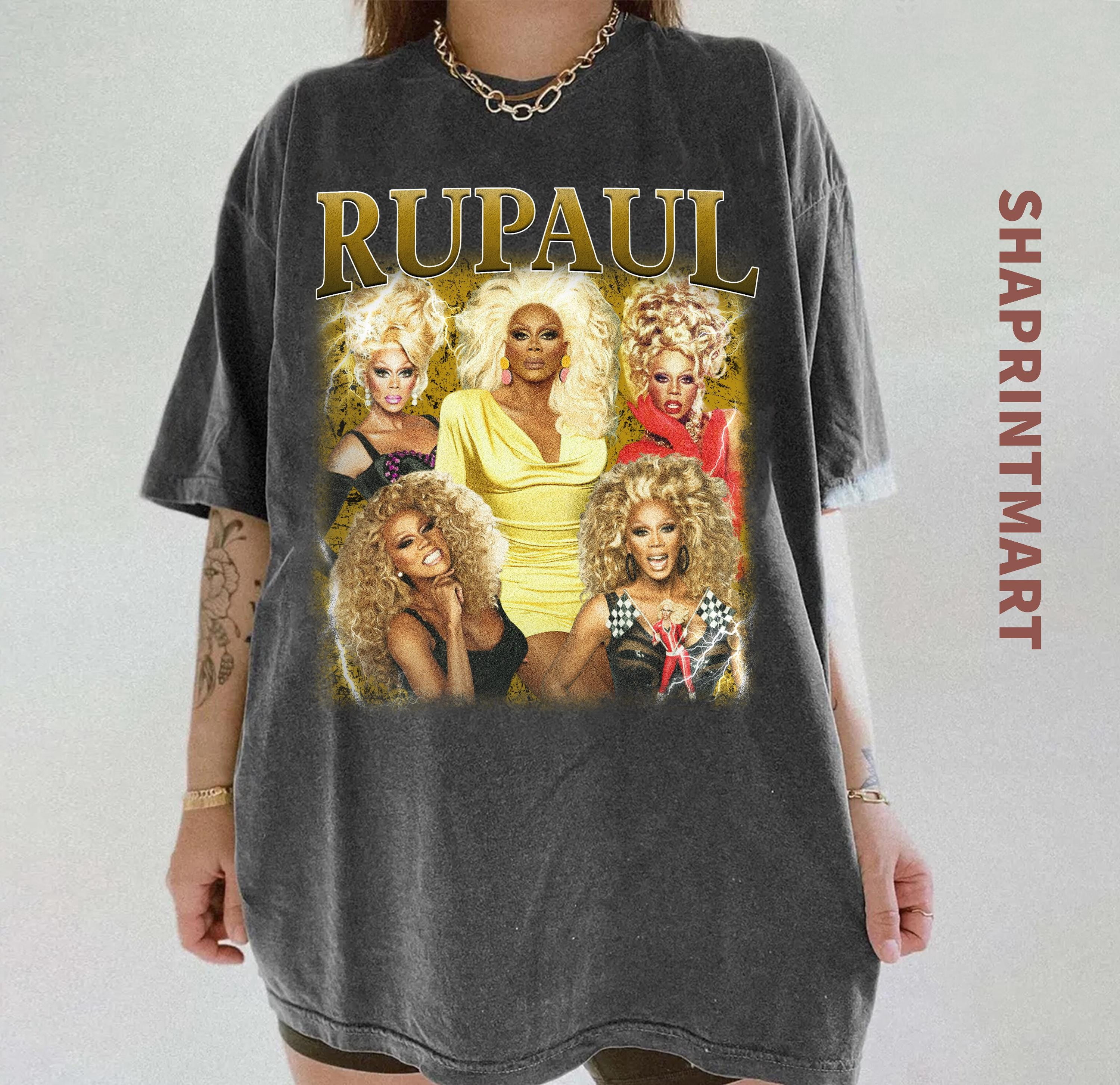 Vintage Retro Drag Queen Collage T-Shirt | Comfort Colors | Stylish and ...