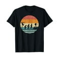 thumbnail image 1 of Vintage Retro Evolution Of Hiking Player Hiker Silhouette T-Shirt, 1 of 5