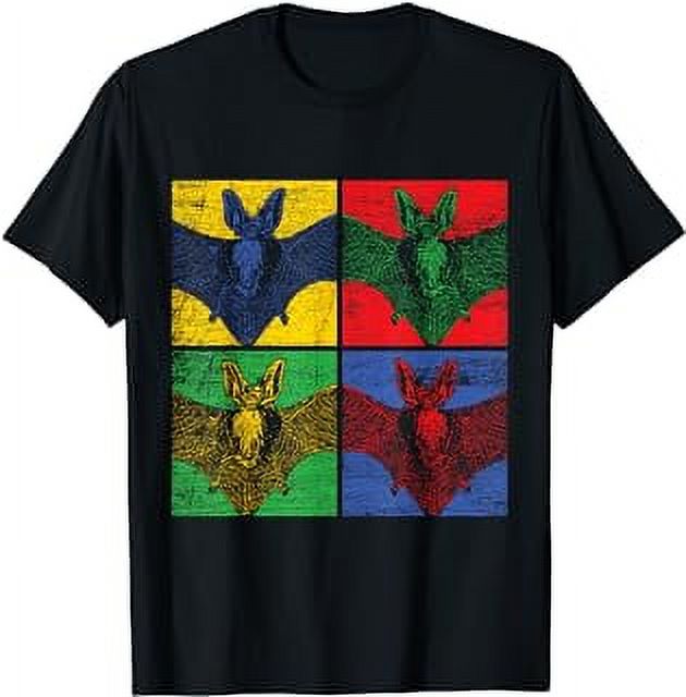 Vintage Retro Gift Idea Pop-Art Bat T-Shirt - Walmart.com