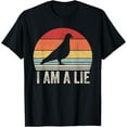 thumbnail image 1 of Vintage Retro I Am A Lie Shirt Bird Aren't Real T-Shirt mens t shirt，black，women，funny，misfits，men，journey，t-shirt, 1 of 4