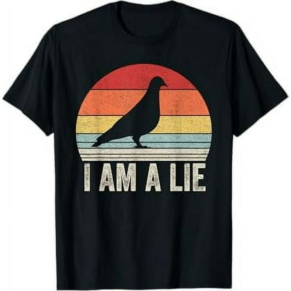 Vintage Retro I Am A Lie Shirt Bird Aren't Real T-Shirt