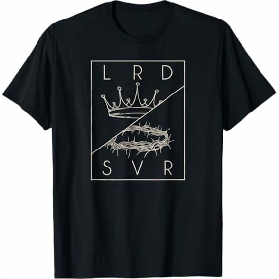 Vintage Retro Jesus Christian Lord & Savior graphic T-Shirt