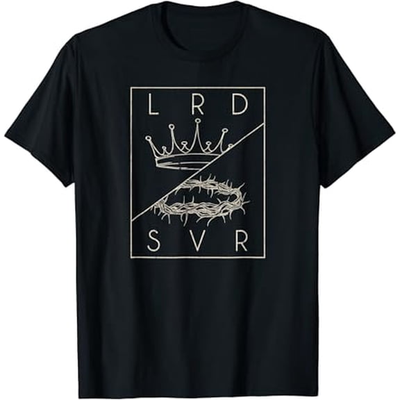 Vintage Retro Jesus Christian Lord & Savior graphic T-Shirt
