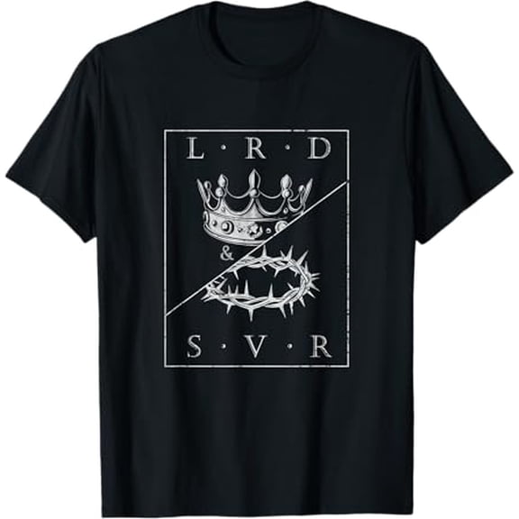 Vintage Retro Jesus Lord & Savior Christian shirt T-Shirt