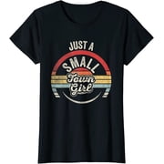 Vintage Retro Just A Small Town Girl Casual T-Shirt