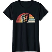 Vintage Retro Just A Small Town Girl Short Seelve Casual T-Shirt