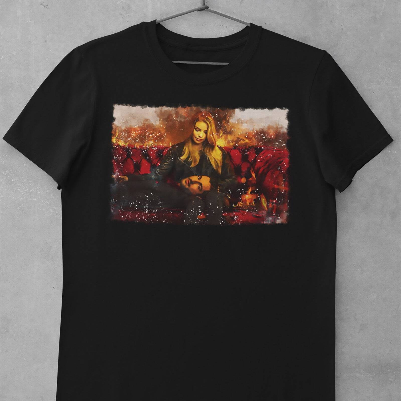 Vintage Retro Lucifer Morningstar Chloe Decker romantic couple Tom