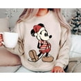 thumbnail image 1 of Vintage Retro Merry Christmas Mickey Mouse Sweatshirt, Disney Christmas Shirt, Mickey Sketch Shirt, 1 of 5