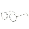 thumbnail image 1 of Vintage Retro Metal Full Frame Glasses for Women, Small Flat Mirror Korean Style Fashion Eyewear, 1 of 2