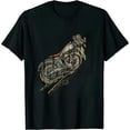 thumbnail image 1 of Vintage Retro Motorcycle T Shirt T-Shirt, 1 of 5