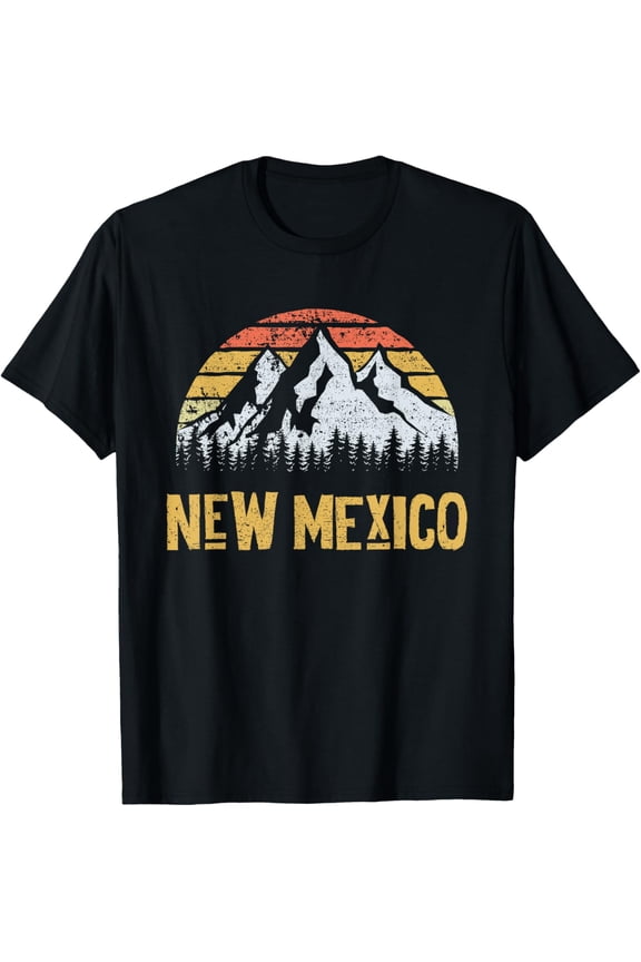 Vintage Retro NM New Mexico U.S. Mountain State T-Shirt T-Shirt