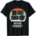 thumbnail image 1 of Vintage Retro Never Forget Nostalgia T-Shirt, 1 of 4