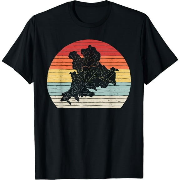 Vintage Retro Oak Leaf Lettuce T-Shirt100% cotton