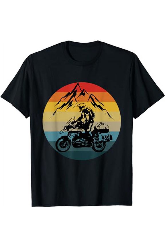 Vintage Retro Off Road Adventure Motorcycle Lover T-Shirt