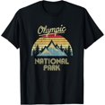 thumbnail image 1 of Vintage Retro Olympic National Park Mountain T Shirt T-Shirt, 1 of 4