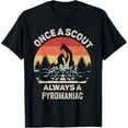 thumbnail image 1 of Vintage Retro Once A Scout Always A Pyromaniac T-Shirt, 1 of 4