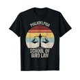 thumbnail image 1 of Vintage Retro Philadelphia School Of Bird Law Funny Bird Law Casual Vintage T-Shirt, 1 of 5