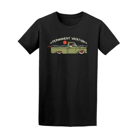 Vintage Retro Pickup Truck  T-Shirt Men -Image by Shutterstock, Male XX-Large