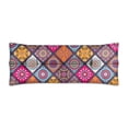 thumbnail image 1 of Vintage Retro Post Surgery Seatbelt Pillow - Floral Bohemian Mastectomy Car Cushion for Women, Tribal Folk Style Heart Surgery Recovery Pillow with Secure Straps, 1 of 7