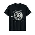 thumbnail image 1 of Vintage Retro Rotary Dial Telephone T-Shirt for Men Women Cotton Summer Tops Women Fashion Casual Short Sleeves, 1 of 2