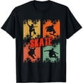 thumbnail image 1 of Vintage Retro Skate Skateboarding Skater Stunt Boys T-Shirt, 1 of 3