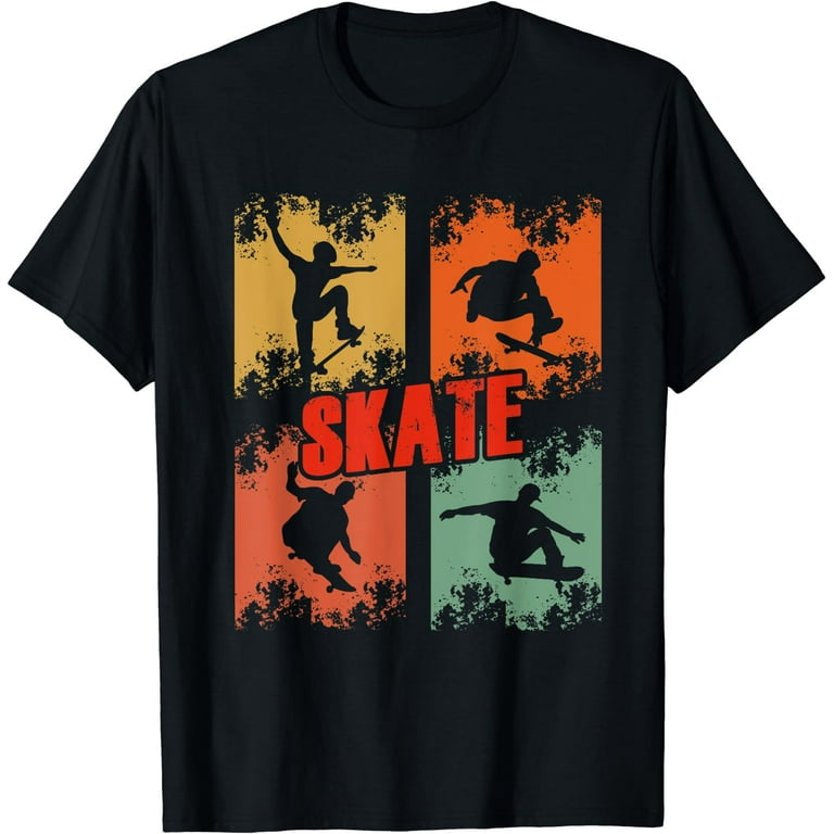 Kids Skateboarder Retro Vintage T-Shirt Skateboarding Tee Kids Skateboarder Retro Vintage T-Shirt Skateboarding Tee