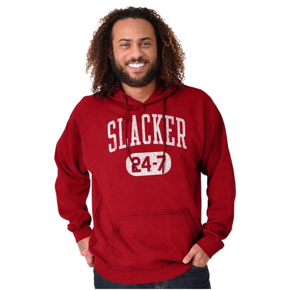 Vintage Retro Slacker 90s Throwback Hoodie Sweatshirt Women Men Brisco Brands 2X